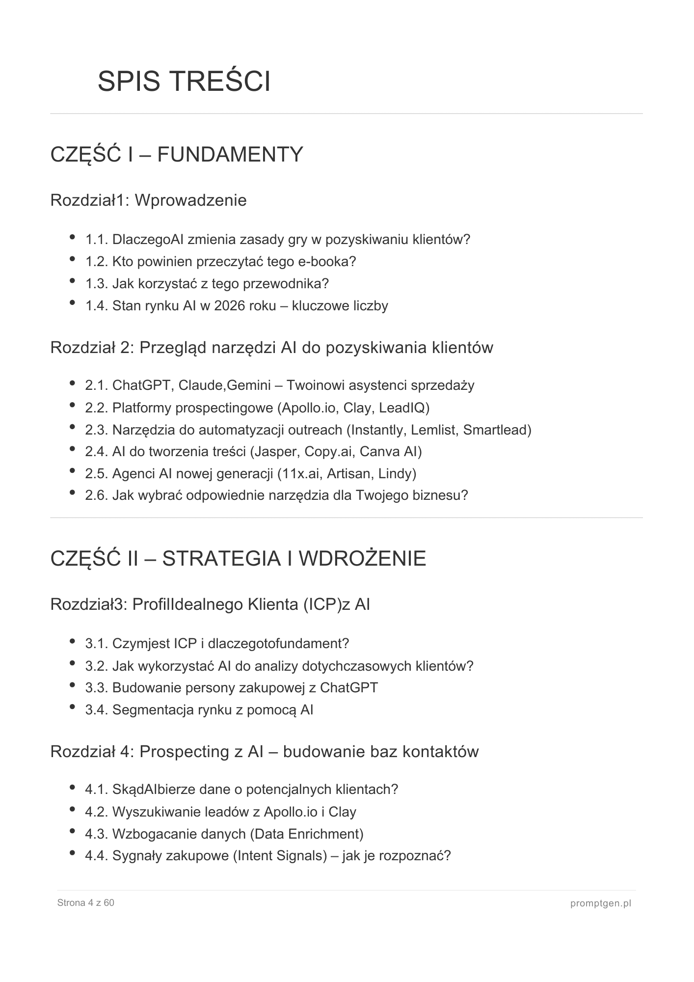 Jak zdobyć klienta z AI — strona podglądu 1