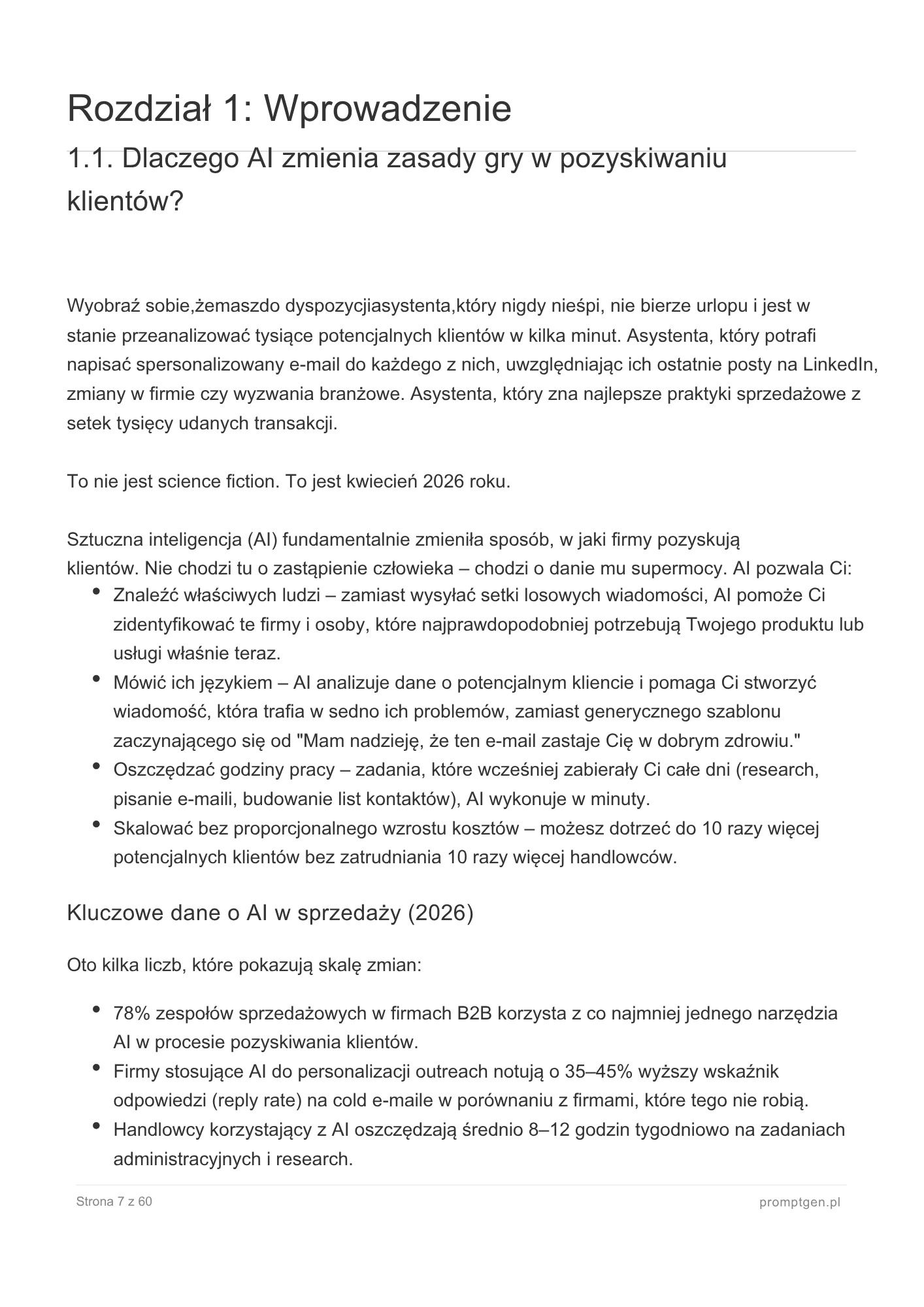 Jak zdobyć klienta z AI — strona podglądu 4