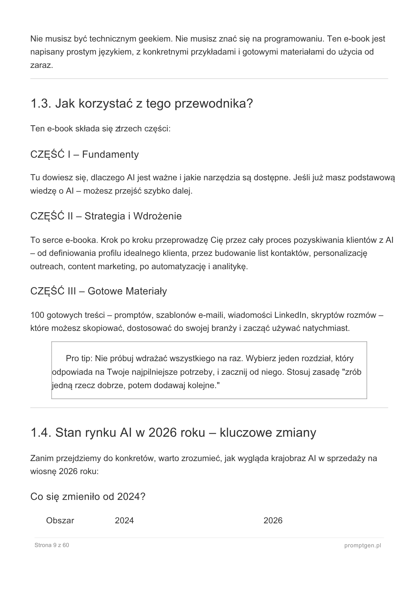 Jak zdobyć klienta z AI — strona podglądu 6