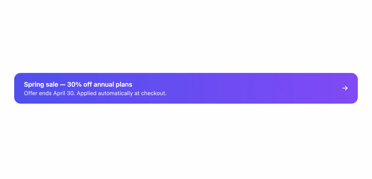Podgląd: Pricing badge / callout