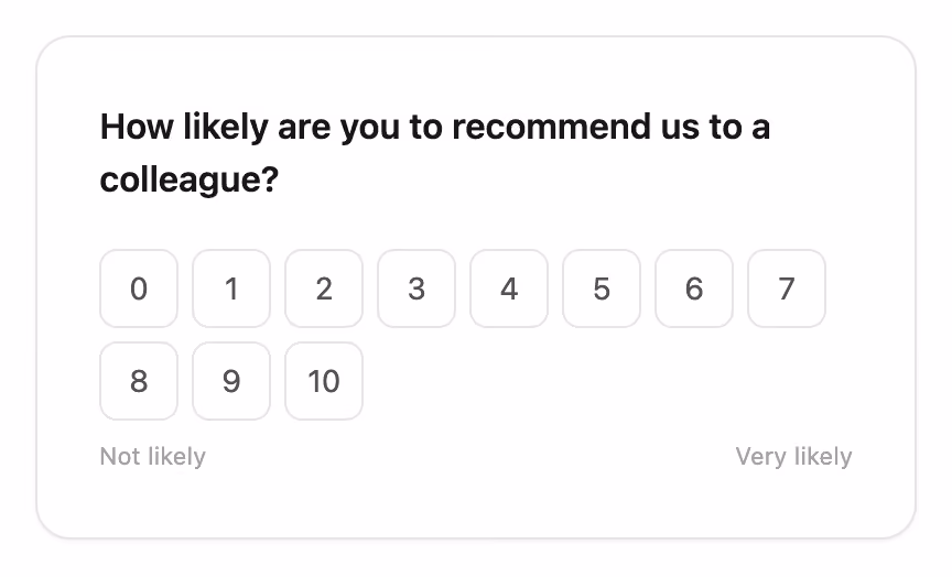 Podgląd: Feedback rating widget
